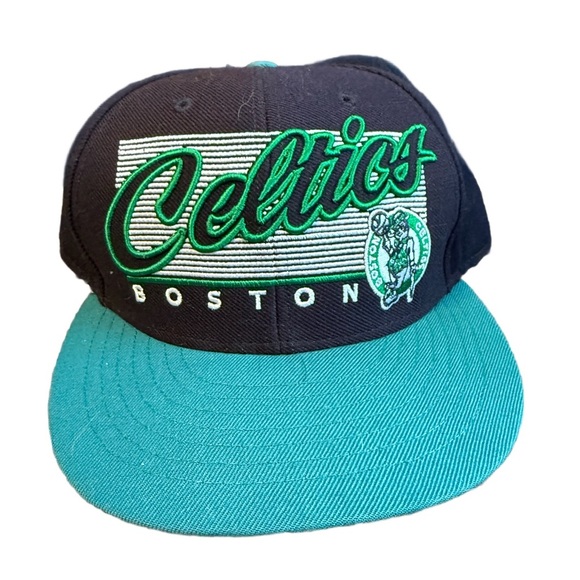 47 Other - Boston Celtics Harwood Classics Vintage Forty Seven SnapBack Ball Cap Hat